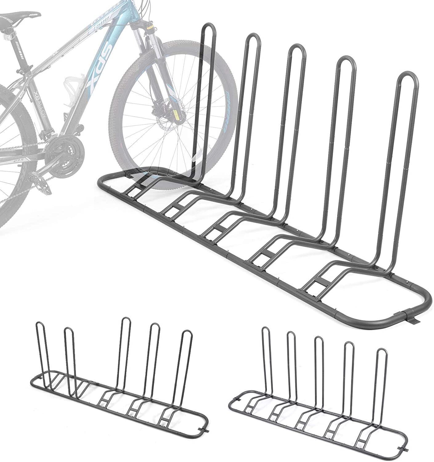 Adjustable Steel Freestanding Bike Stand