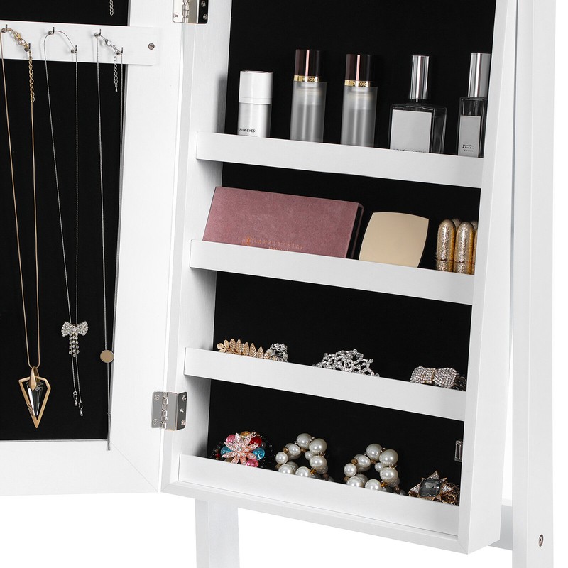 Aganlane 16.2'' Wide Jewelry Armoire with Mirror
