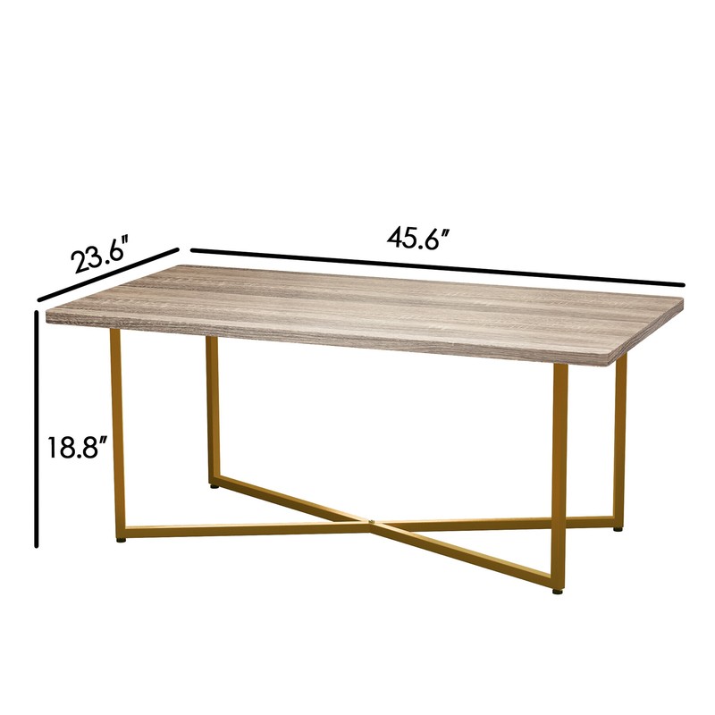 Wood And Chrome Coffee Table - Ideas on Foter