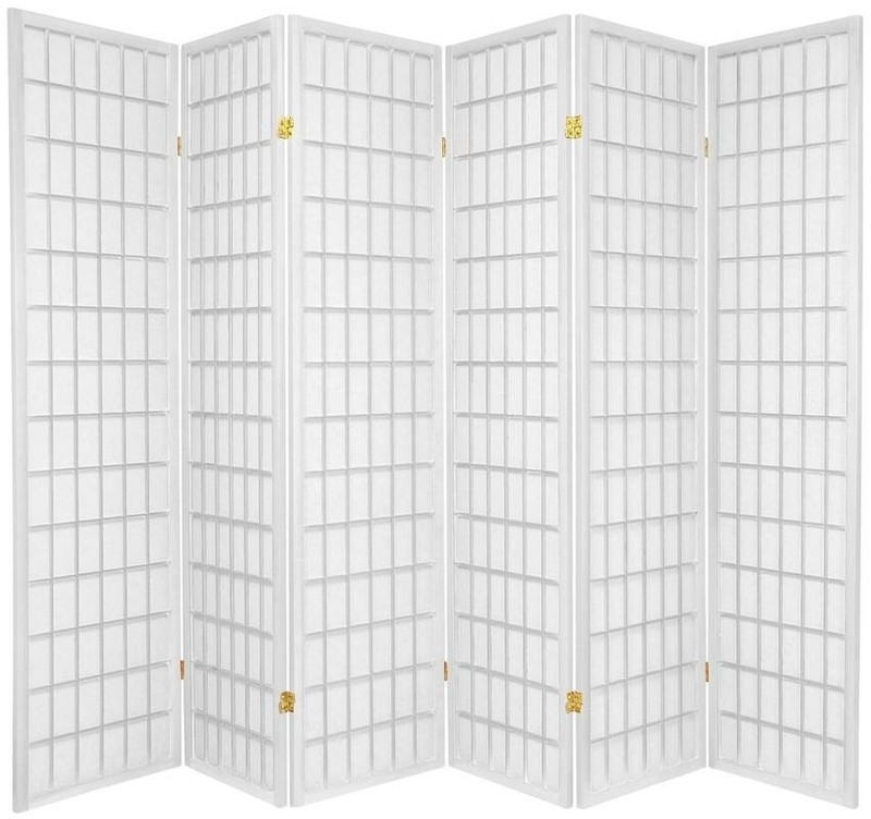 Alex 102'' W 6 - Panel Folding Room Divider