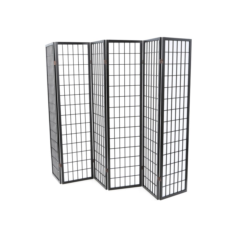 Alex 102'' W 6 - Panel Folding Room Divider