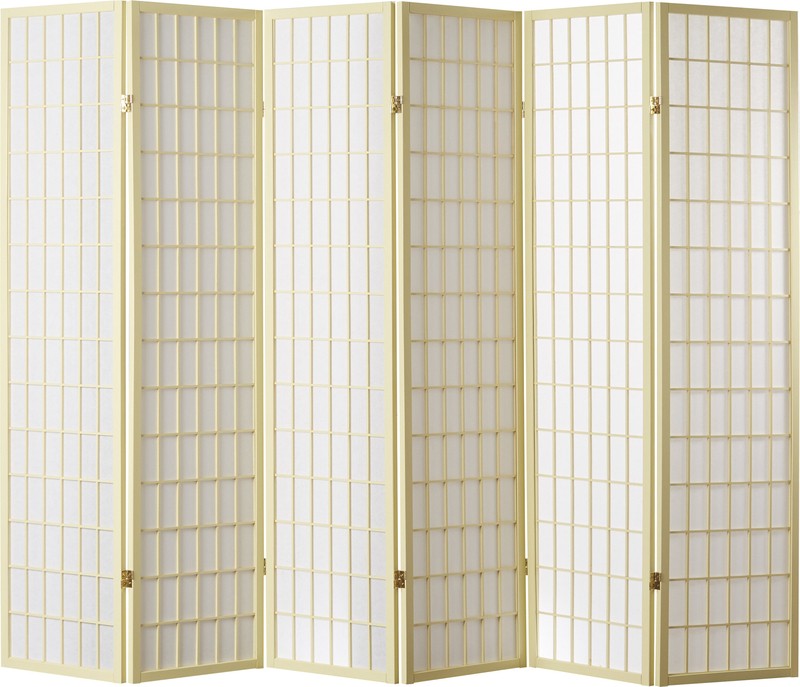 Alex 102'' W 6 - Panel Folding Room Divider