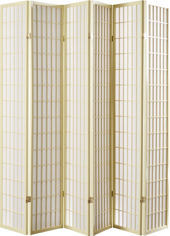 Alex 102'' W 6 - Panel Folding Room Divider