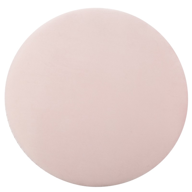 Alexandria 35.4'' Wide Velvet Round Cocktail Ottoman