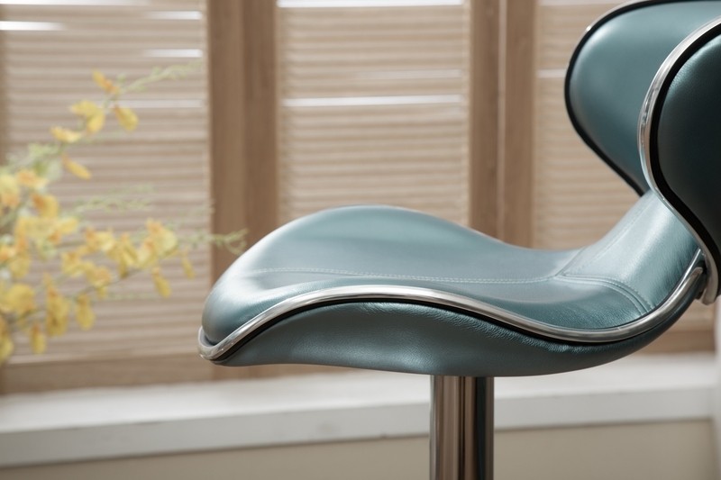 Allure Swivel Adjustable Height Bar Stool