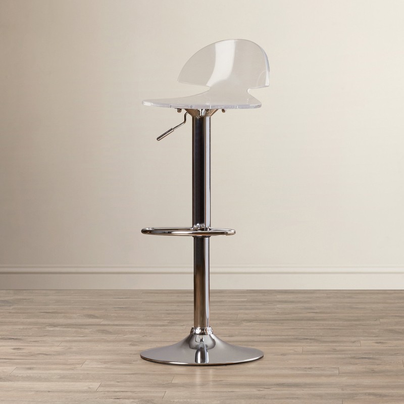 Allyza Swivel Adjustable Height Bar Stool