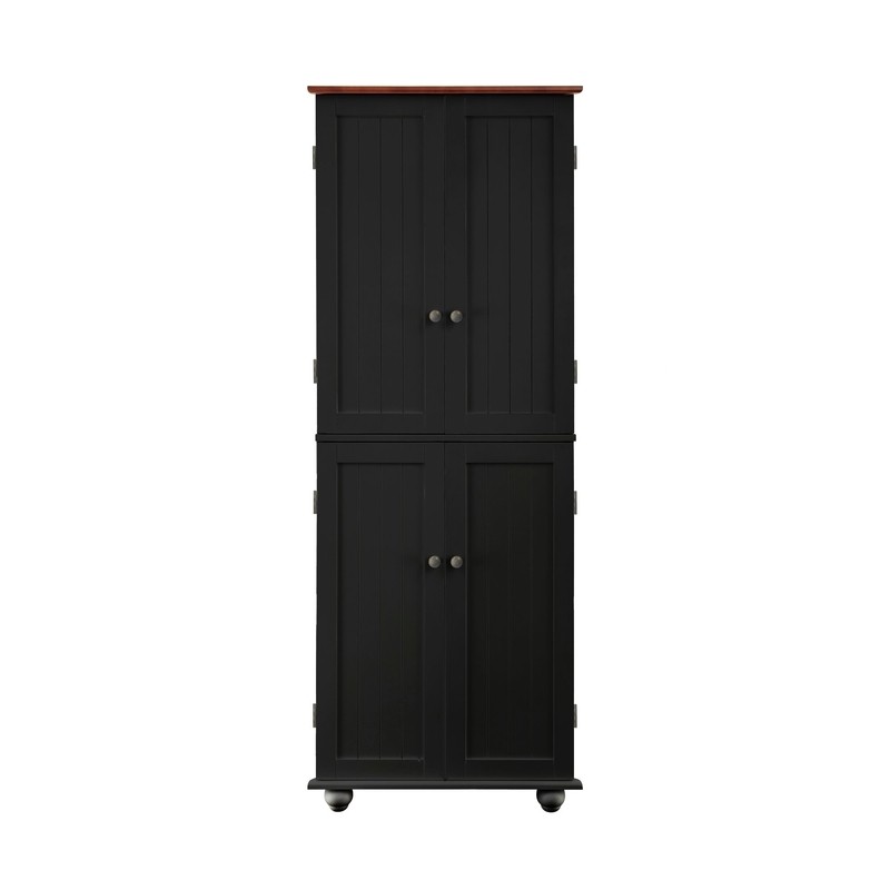 Amein 67.72'' Tall 4 - Door Corner Accent Cabinet