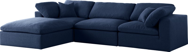 Amillya 119" Wide Reversible Modular Corner Sectional with Ottoman