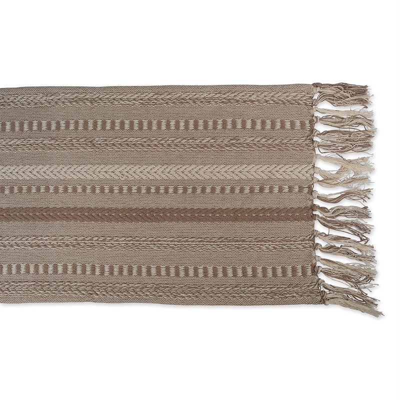 Amundson Striped 100% Cotton Table Runner