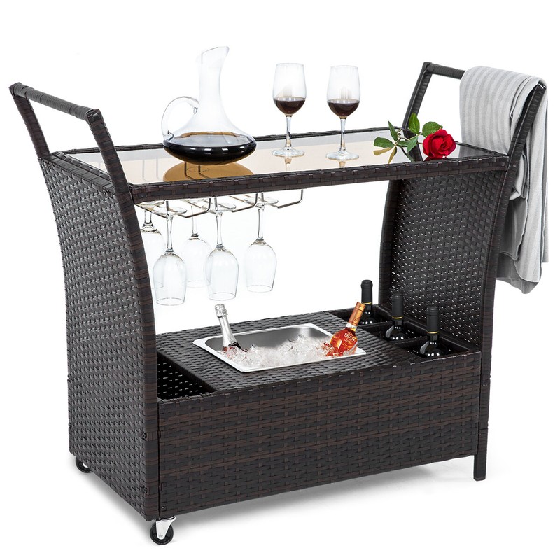 Anthonyville Bar Serving Cart