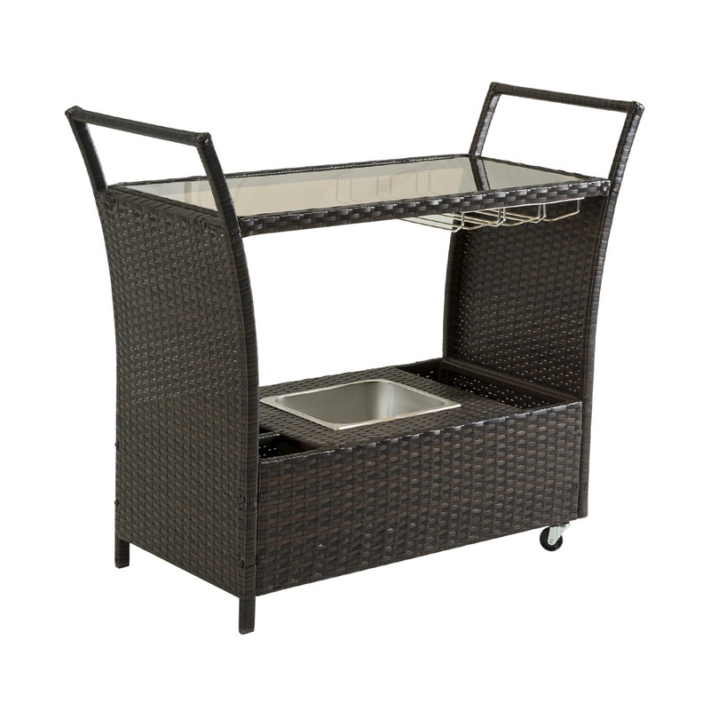 Anthonyville Bar Serving Cart