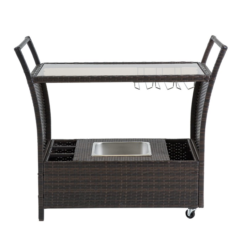 Anthonyville Bar Serving Cart
