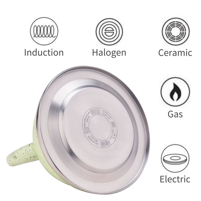 Arc 3.4 qt. Stainless Steel Whistling Stovetop Kettle