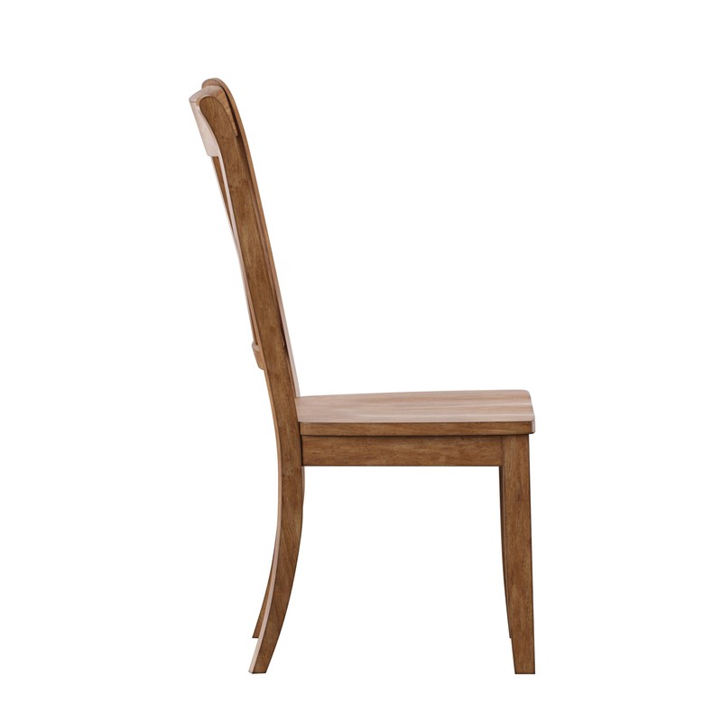 Arisa Solid Wood Cross Back Side Chair