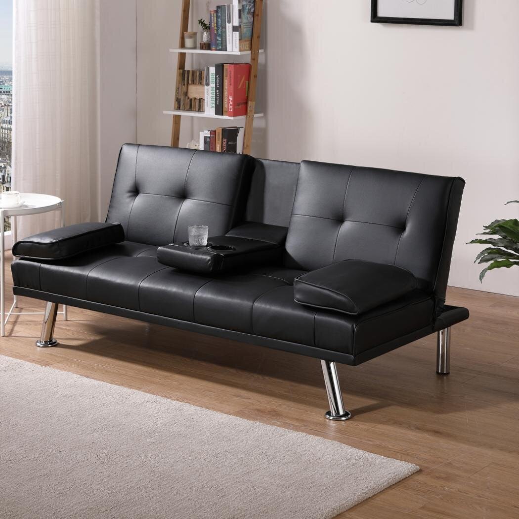 Armless Convertible Sofa