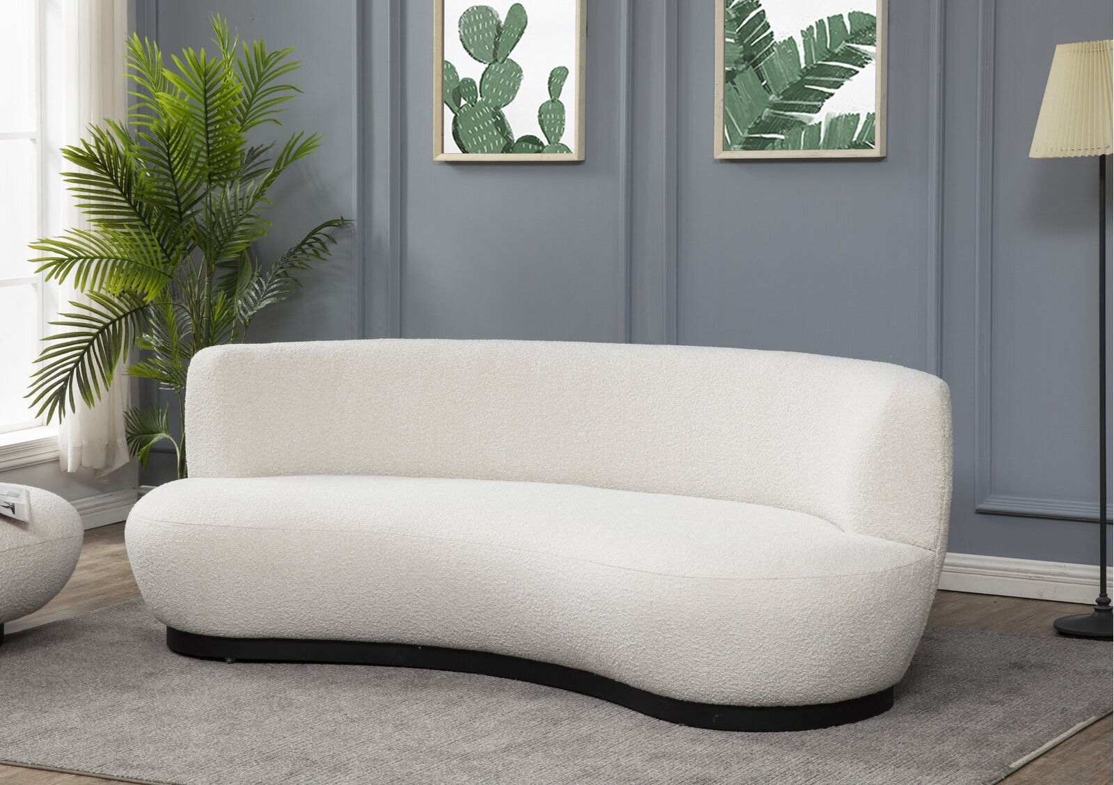 Armless Semi Circular Sofa