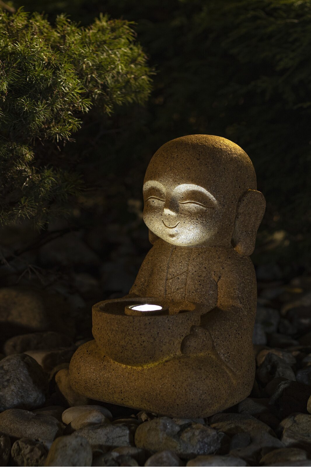 Baby Buddha Lamp for Outdoor Use