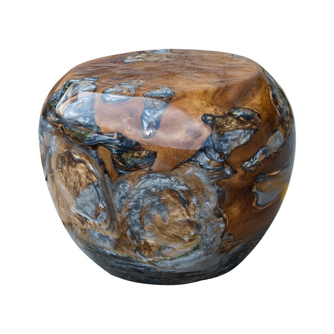 Ball shaped Small Stool Made of Wood