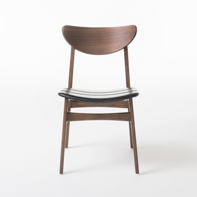Barros Slat Back Side Chair in Natural Walnut