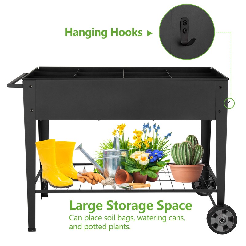 Barwick Metal Elevated Planter