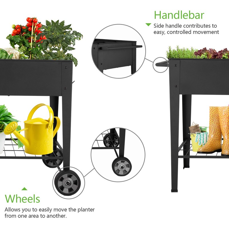 Barwick Metal Elevated Planter