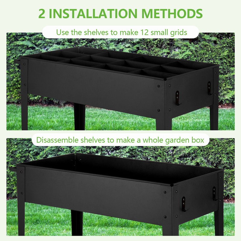 Barwick Metal Elevated Planter