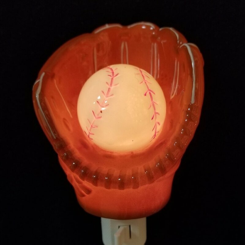 Baseball and Glove Night Lamp