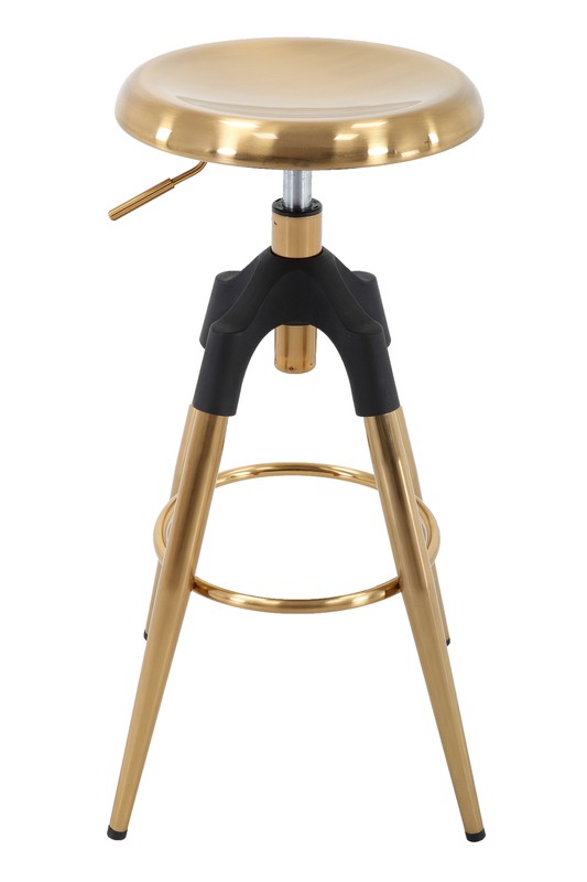 Beaudry Swivel Adjustable Height Bar Stool