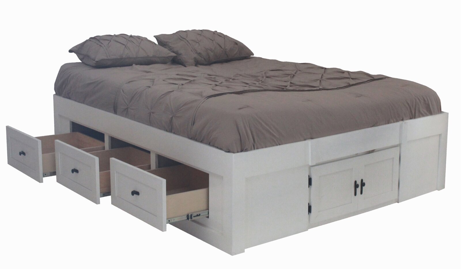 Bed with Multiple Storage