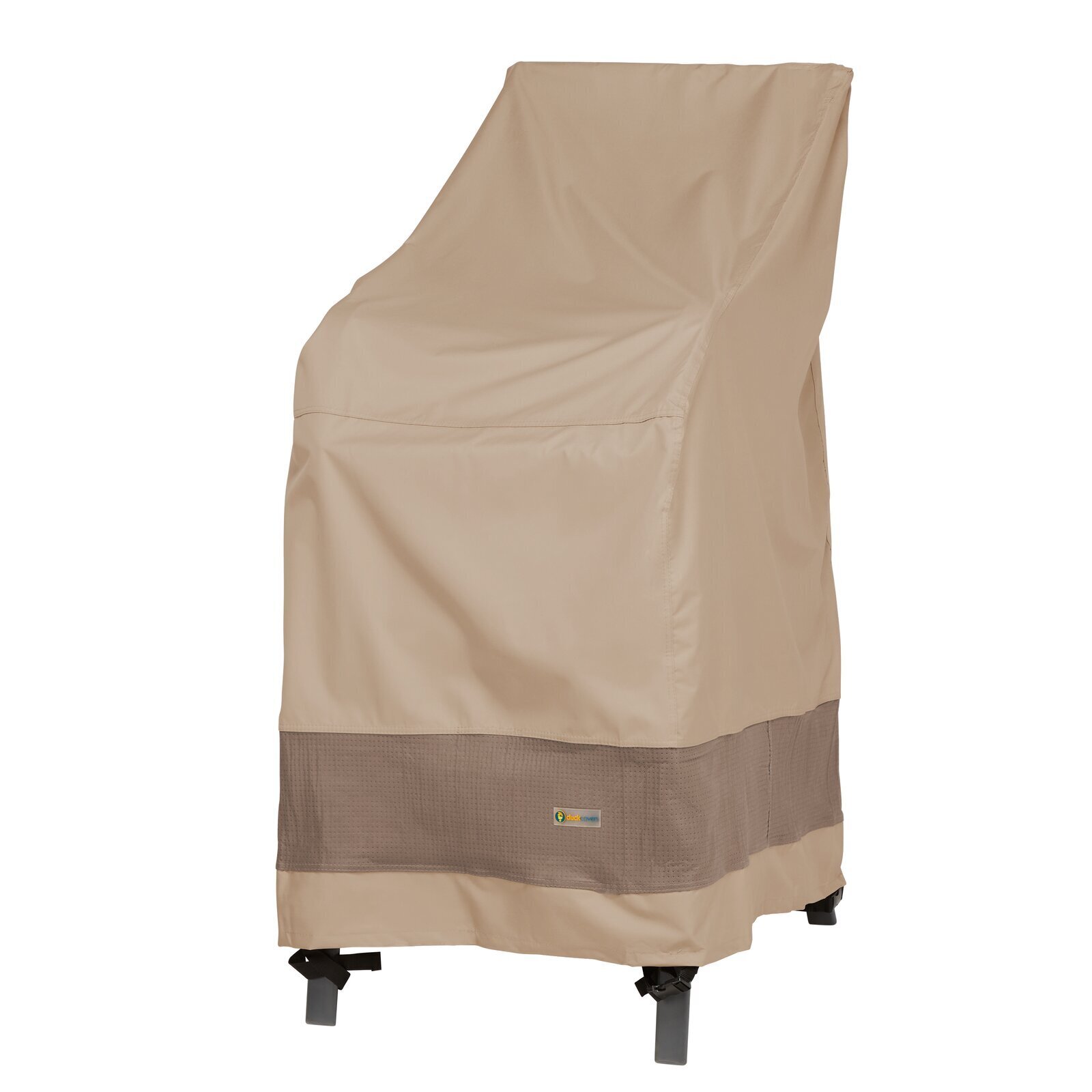 Beige Heavy Duty Plastic Chair Cover 