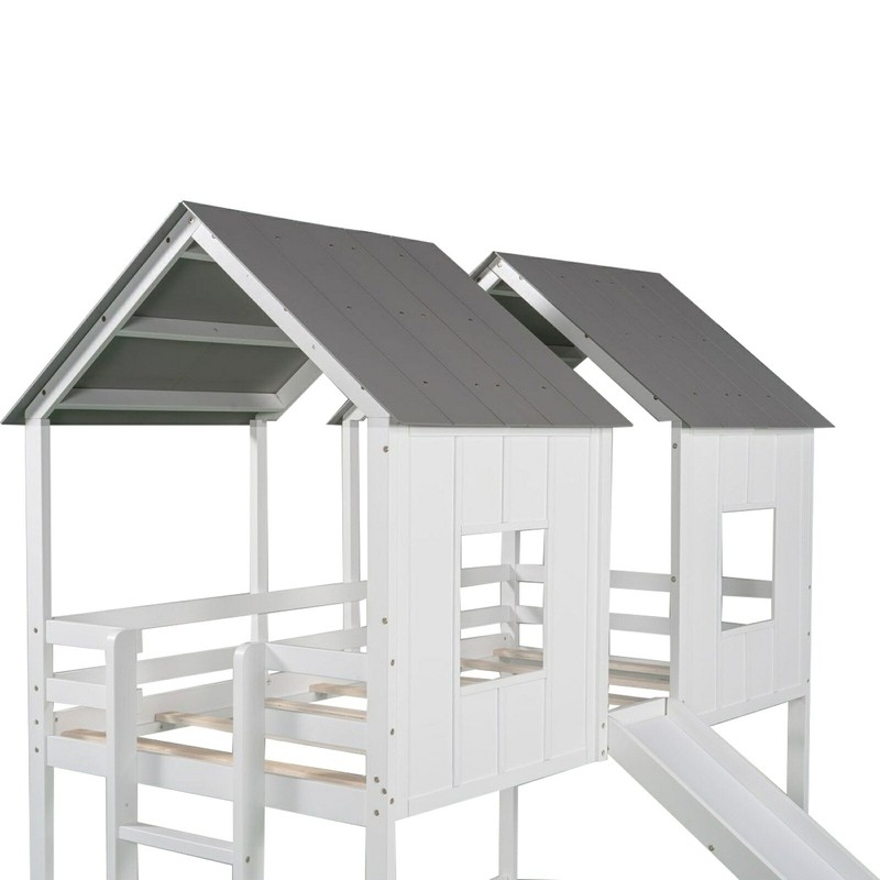 Belchertown Twin Over Twin Standard Bunk Bed by Harper Orchard