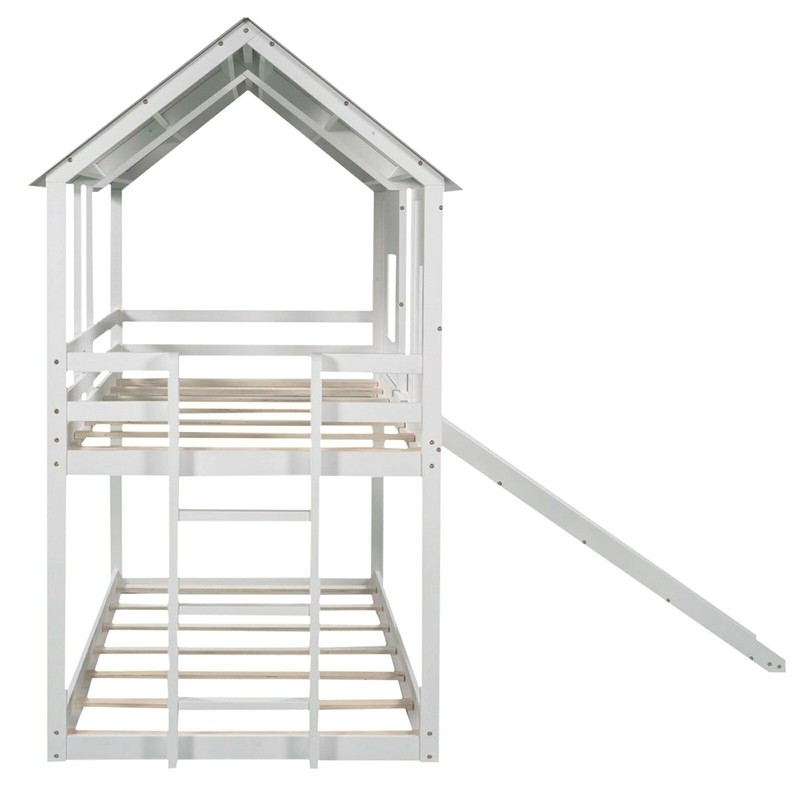 Belchertown Twin Over Twin Standard Bunk Bed by Harper Orchard