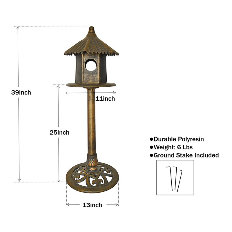 Benkelman 39 in x 13 in x 13 in Birdhouse