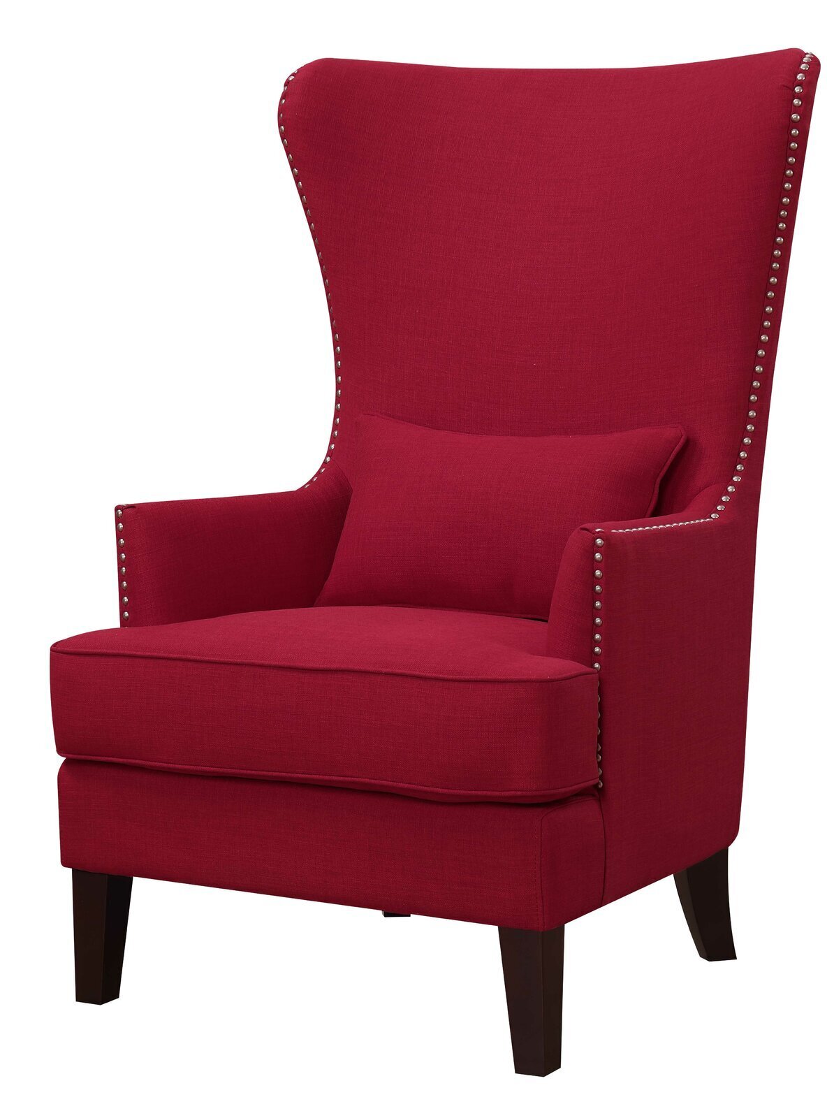 Berry Red High Back Chair 