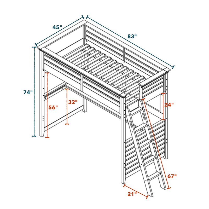 Wood Bunk Bed With Desk Underneath - Ideas on Foter