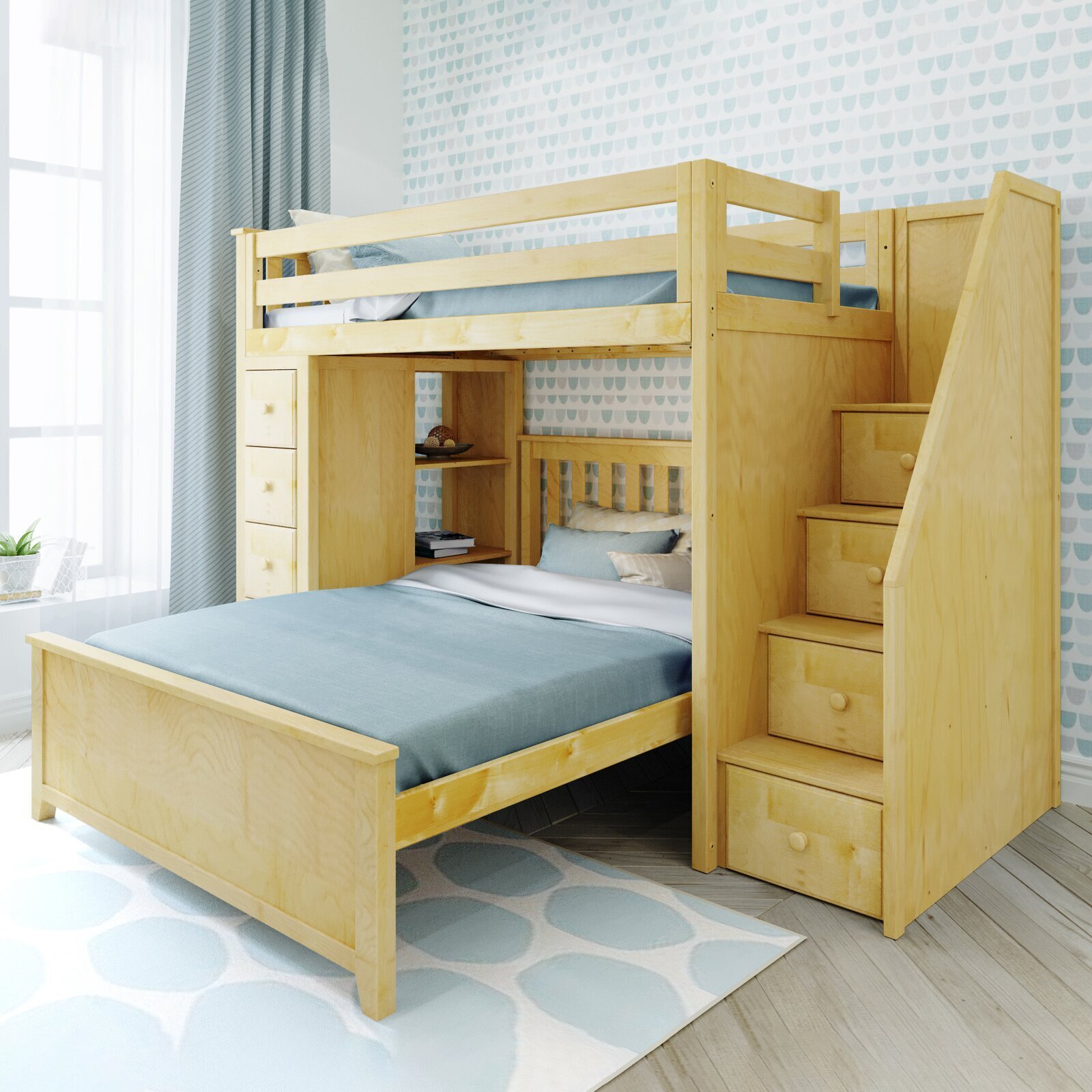 Big and Bold Storage and Bunk Beds