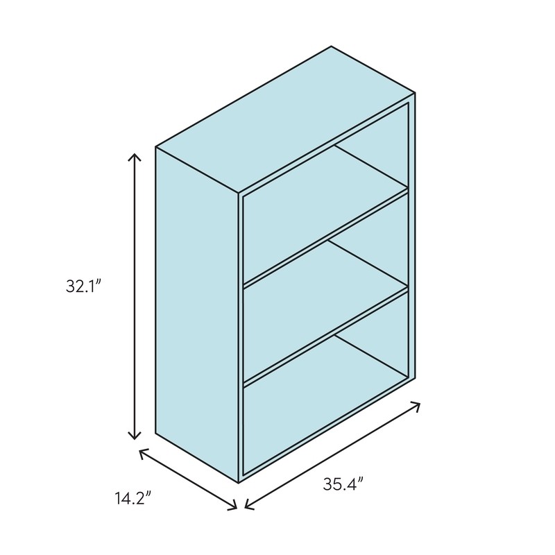 Birchfield 35.4'' H x 32.1'' W Etagere Bookcase