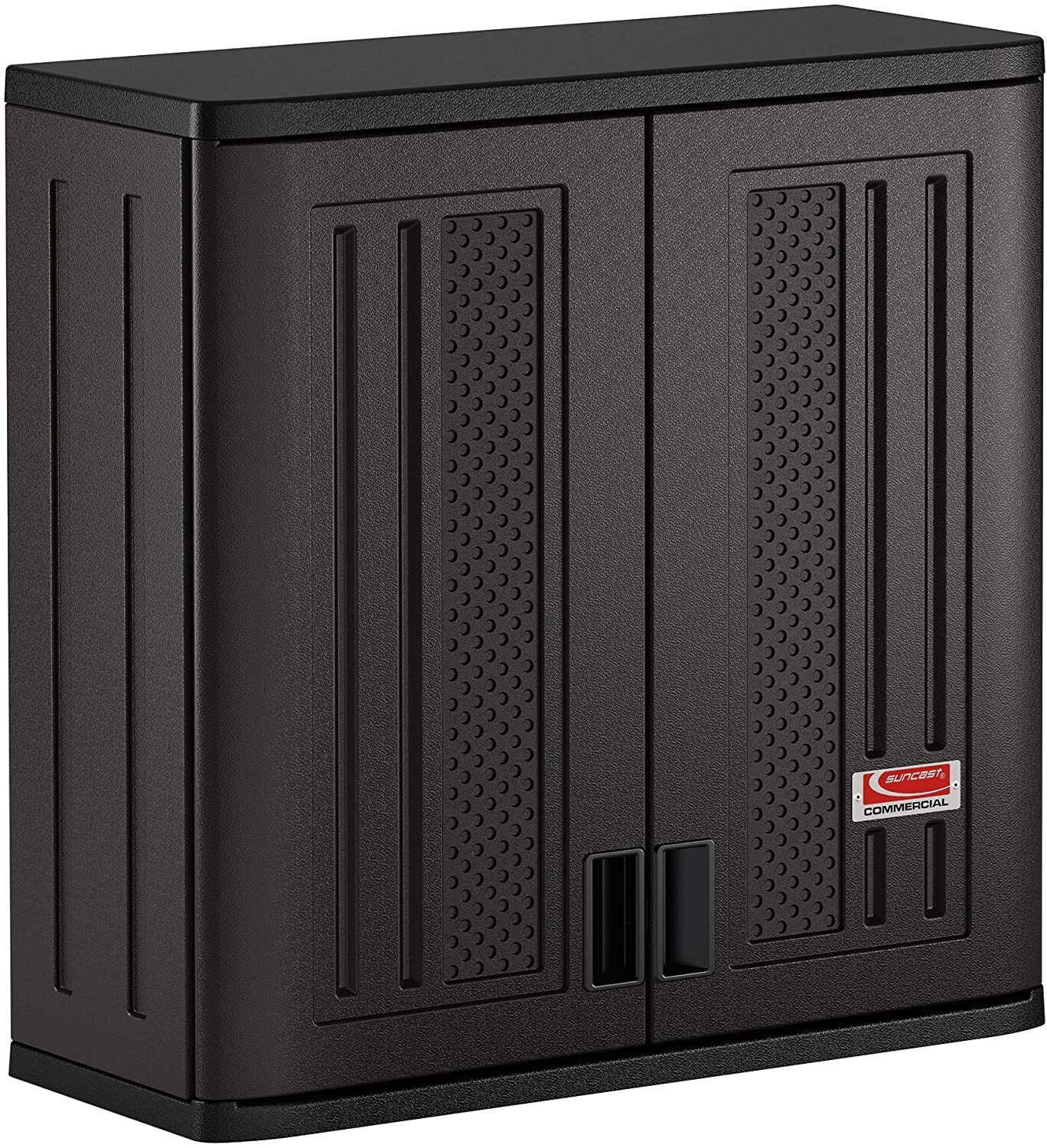 Black Plastic Wall Mounted Storage Cabinet 