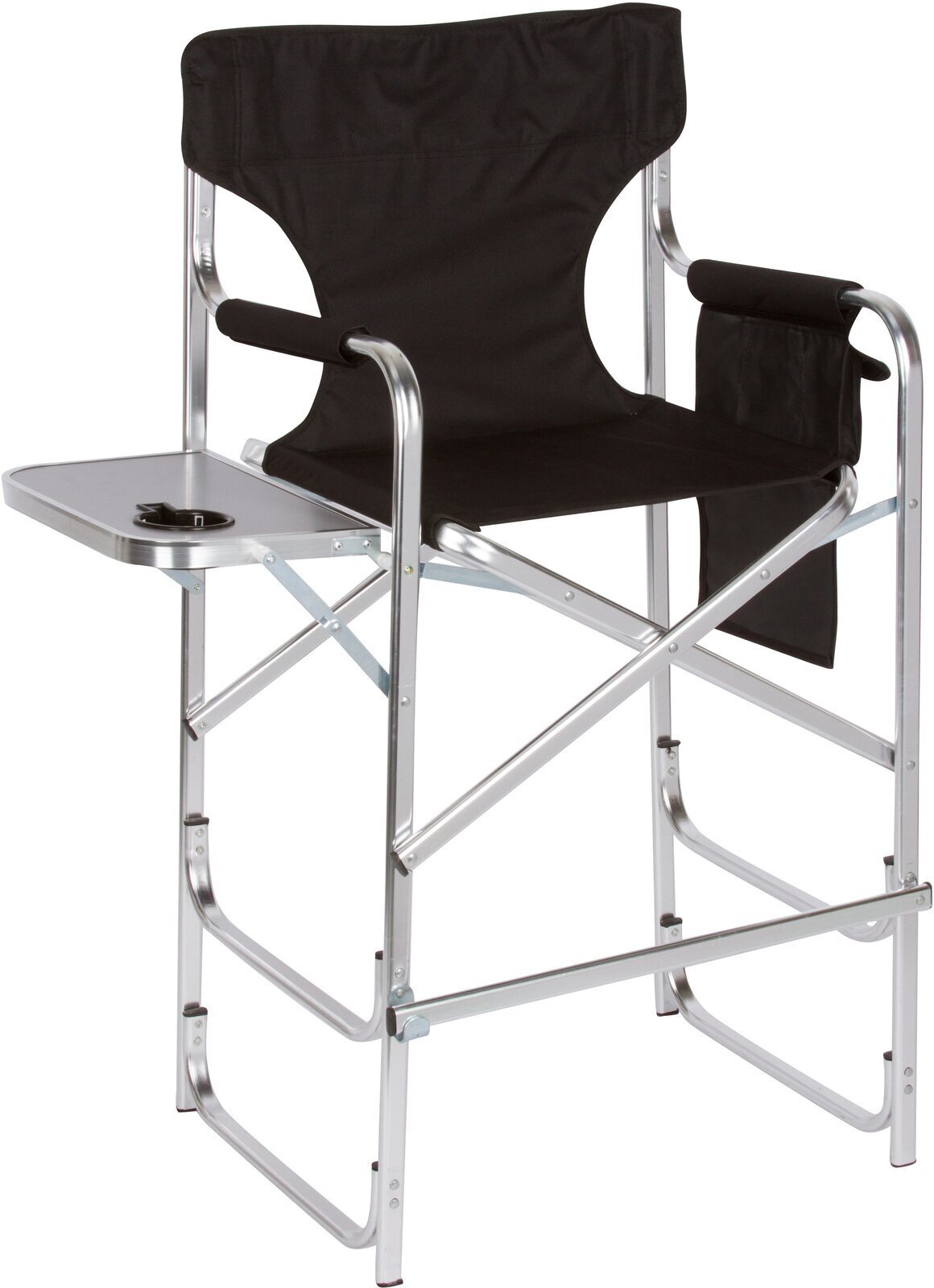 ALUMINIUM LIGHTWEIGHT GREEN FOLDING DIRECTORS CHAIR WITH ARMS FOR GARDEN CAMPING 