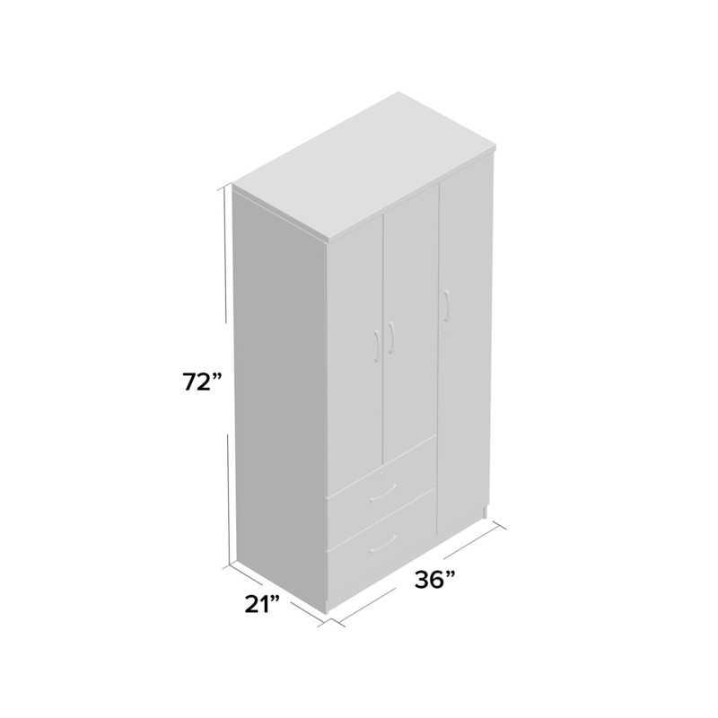 Blankenship 3 Door Armoire