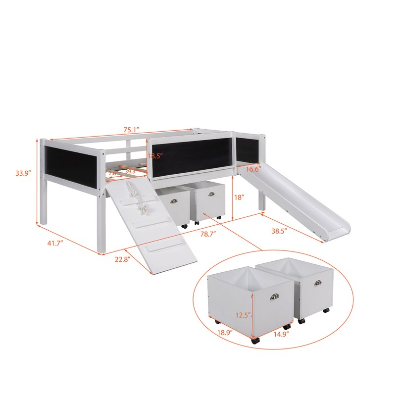 Blomberg Twin Loft Bed by Harriet Bee