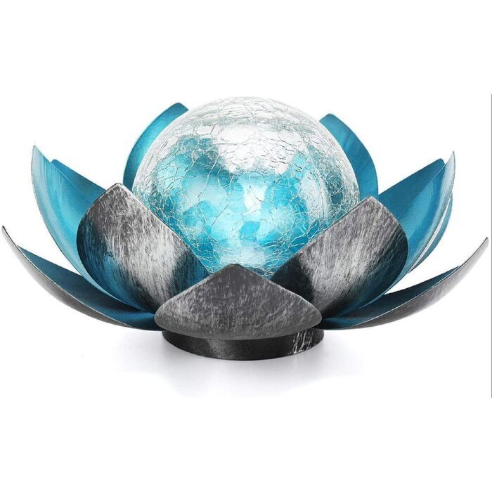 Blue Lotus Glass Globe 