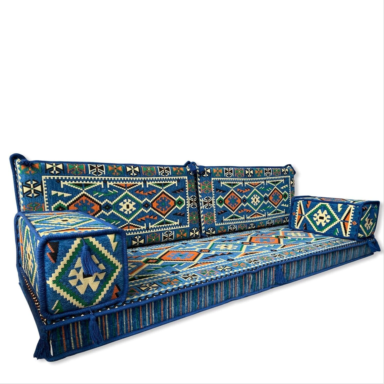 Blue Moroccan Couch