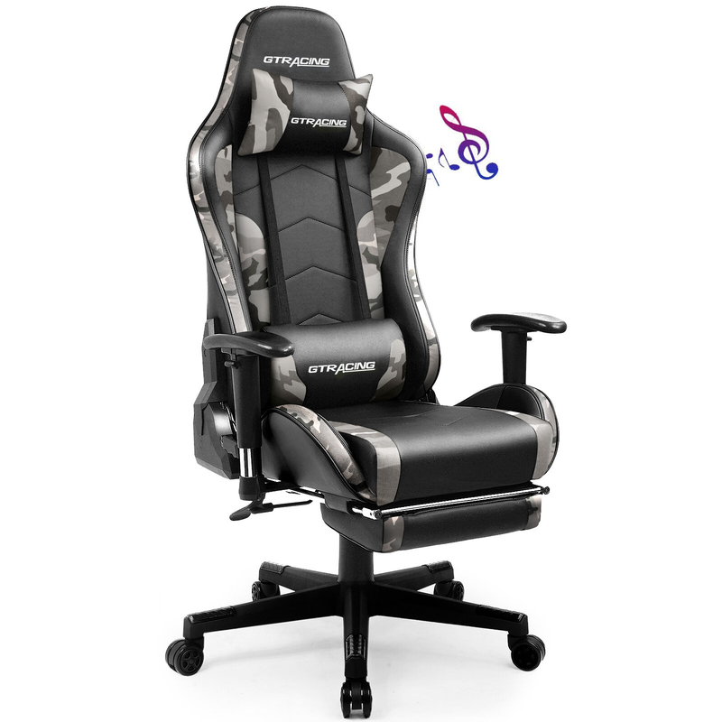 Bluetooth Speakers PC & Racing Game Chair