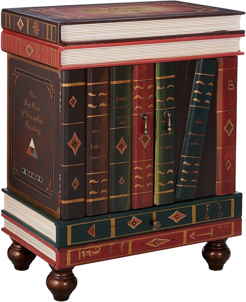 Book shaped unique cabinet