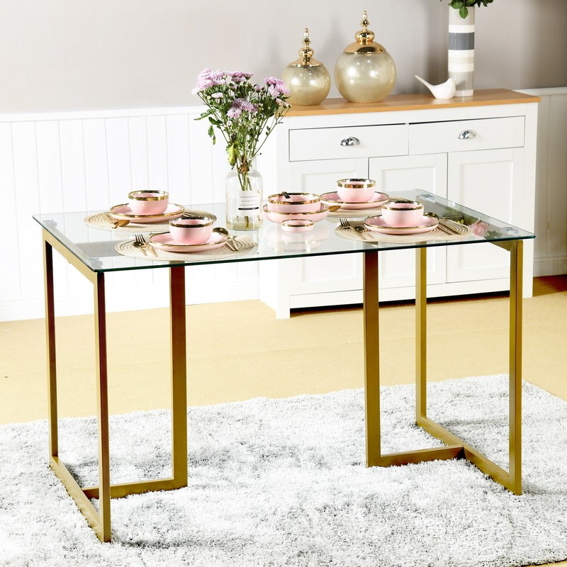 Braelyn 47.2'' Iron Dining Table