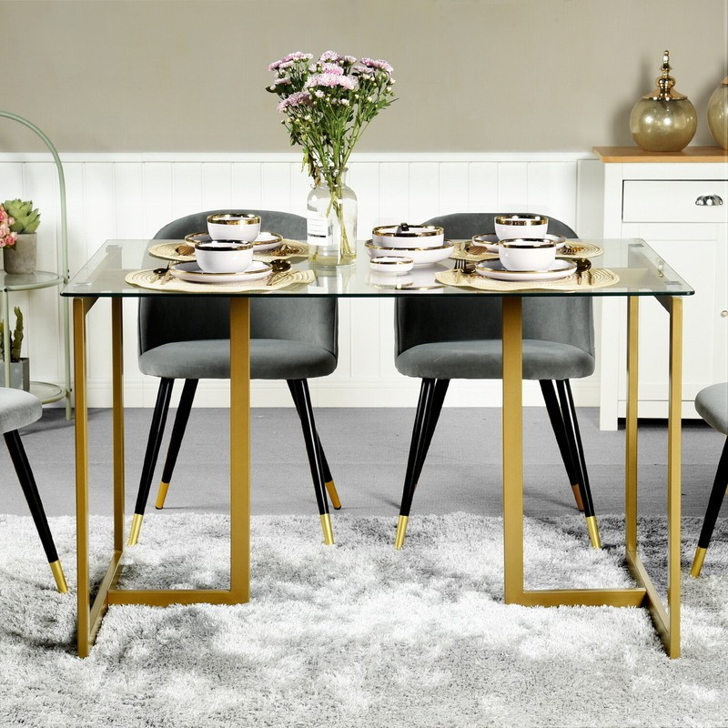 Braelyn 47.2'' Iron Dining Table