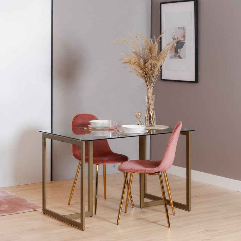 Braelyn 47.2'' Iron Dining Table