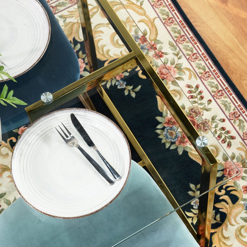 Braelyn 47.2'' Iron Dining Table