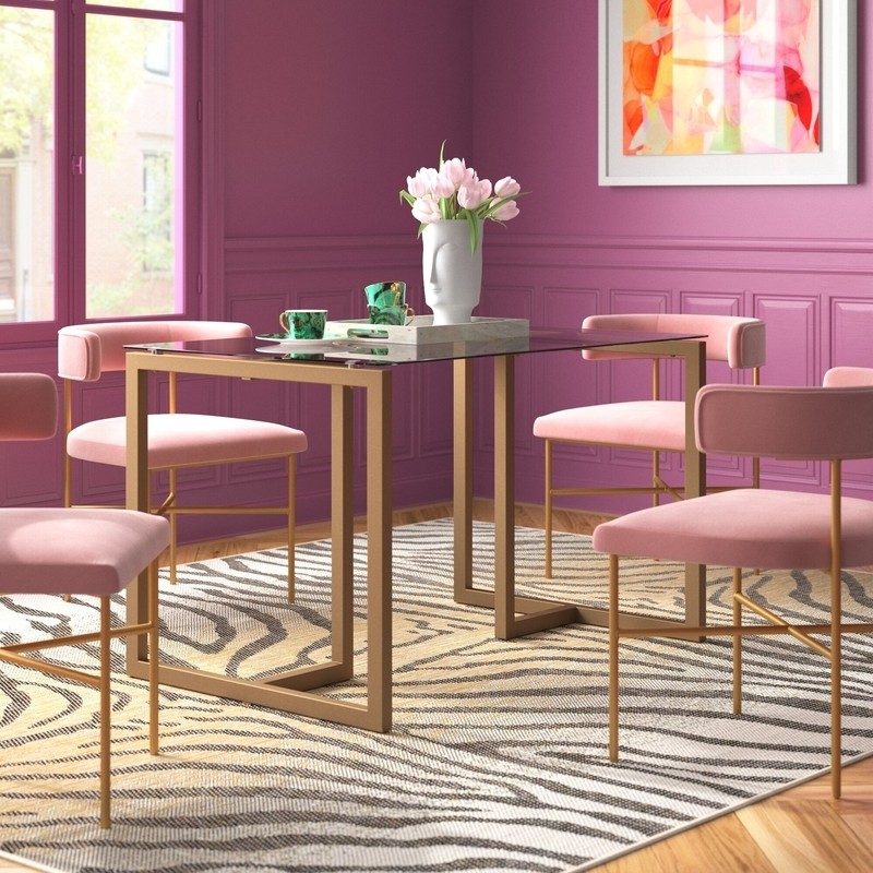 Braelyn 47.2'' Iron Dining Table